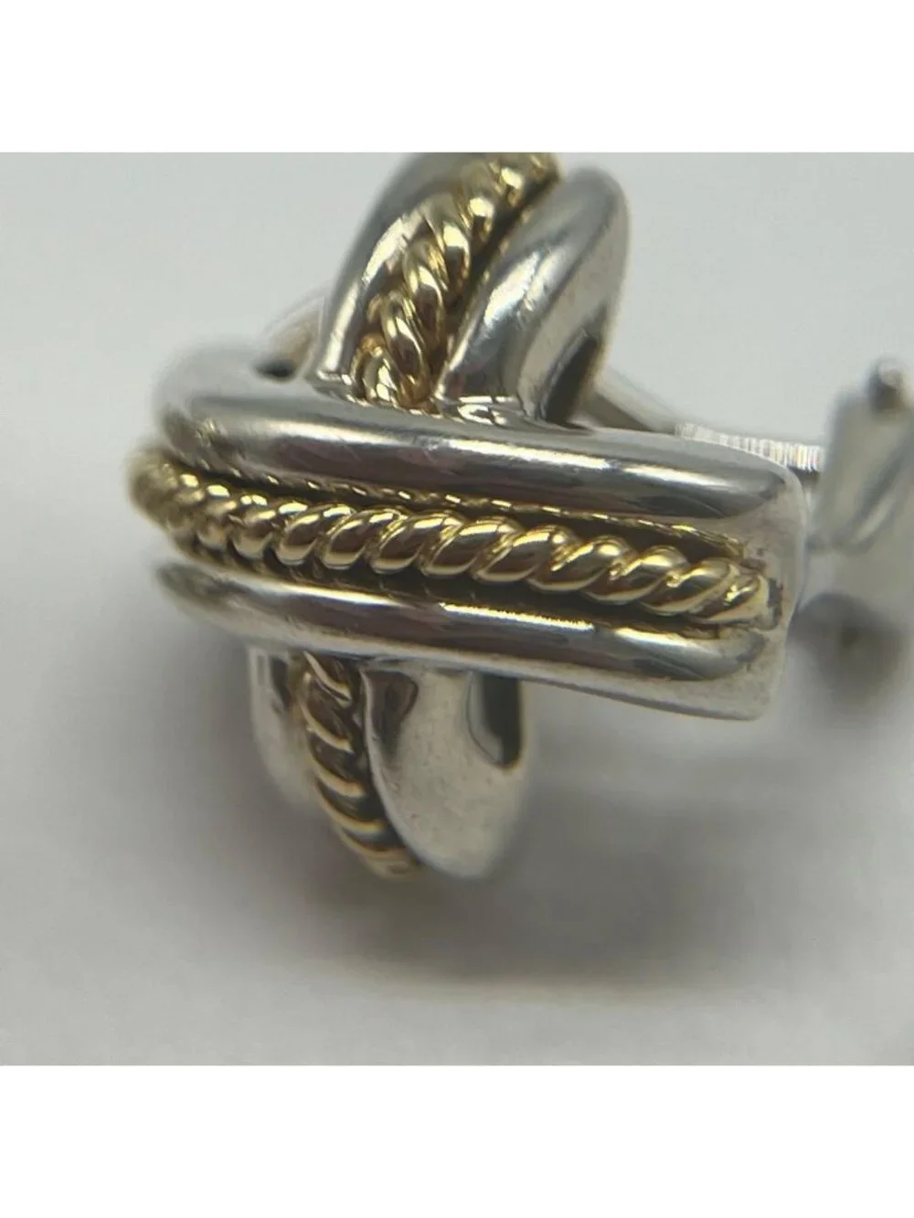 Tiffany & Co Signature Cross Earrings YG